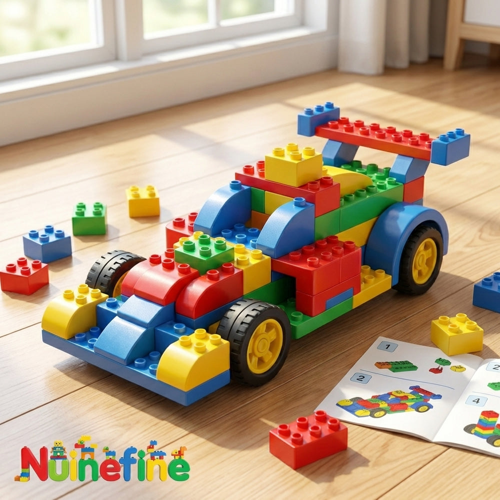 🚗 Nuinefine™ TurboTrack Racer Build Set