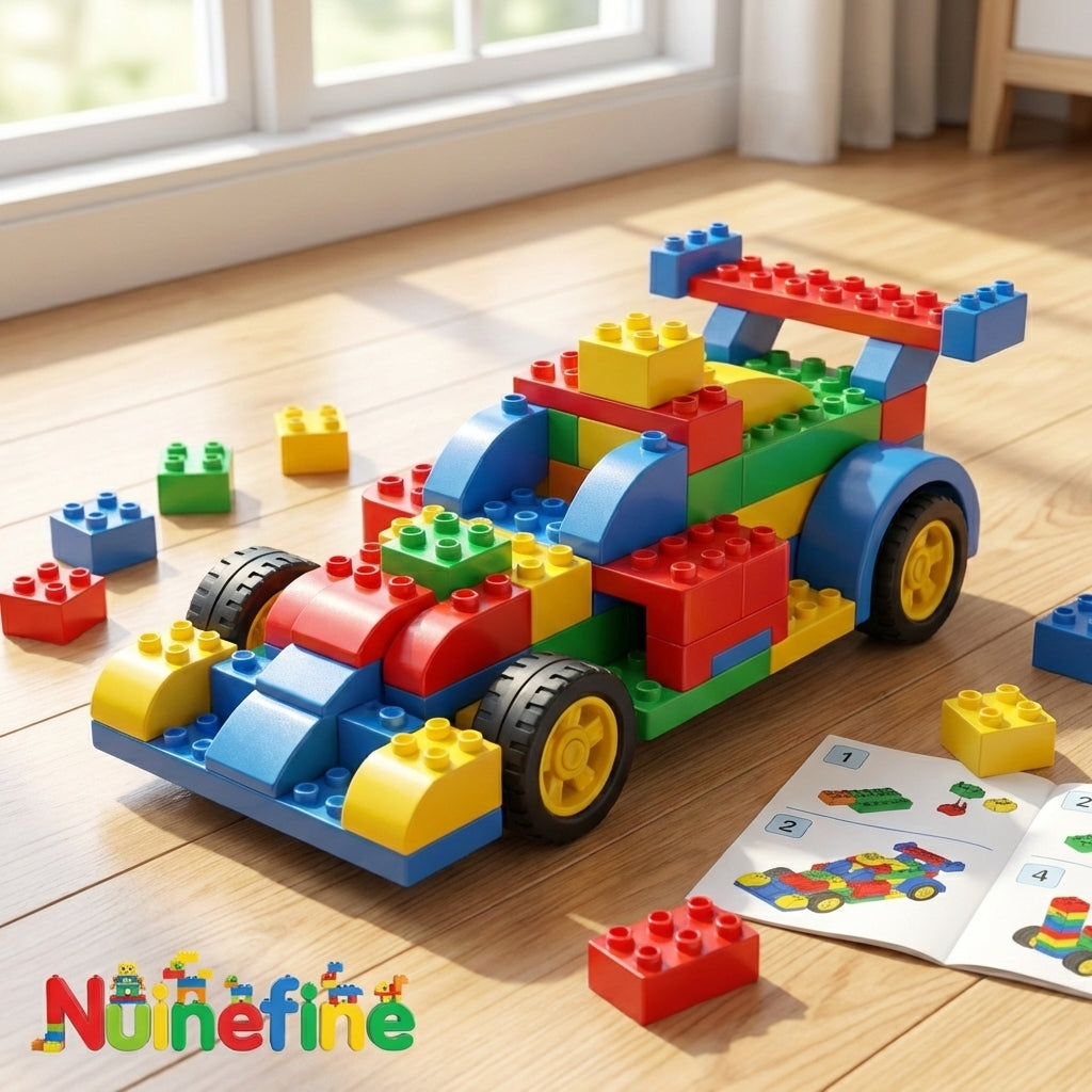 🚗 Nuinefine™ TurboTrack Racer Build Set