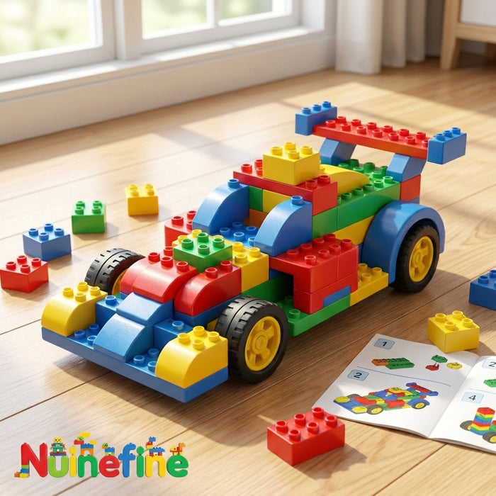 🚗 Nuinefine™ TurboTrack Racer Build Set