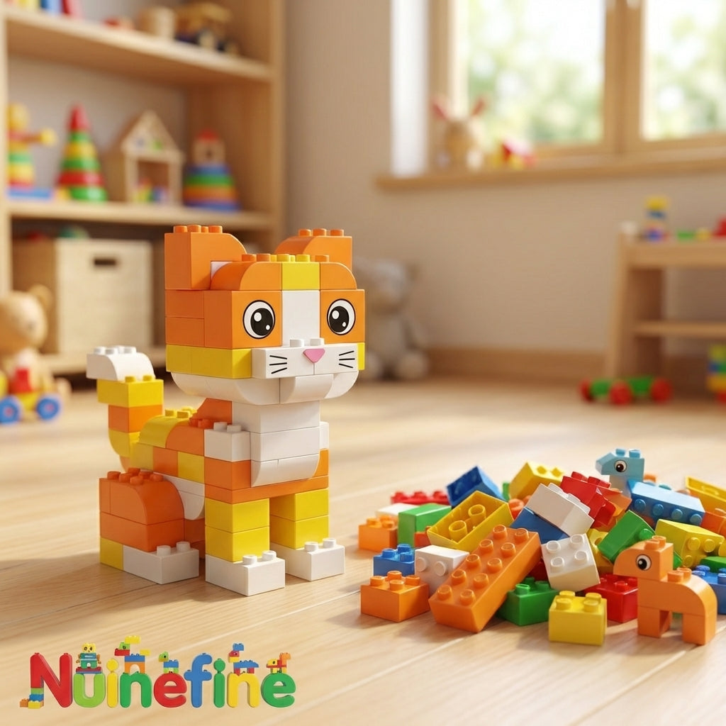 🐱 Nuinefine™ SnapBuild Kitty Adventure Set